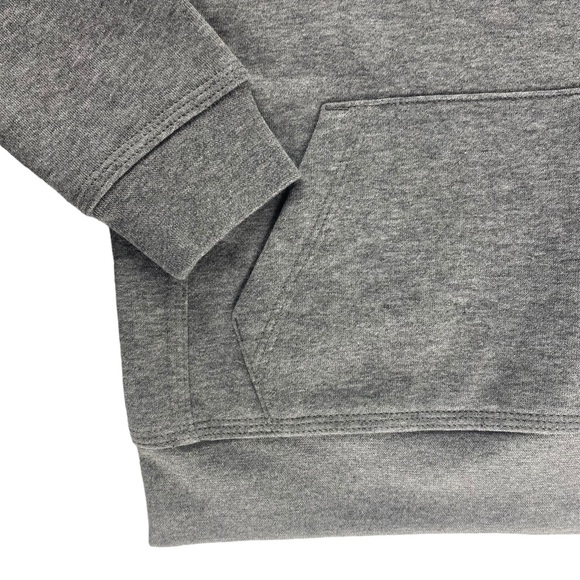 NWT Nike Kids Heather Grey Hoodie Sweatshirt - Size S (4-5yrs) - Picture 4 of 9